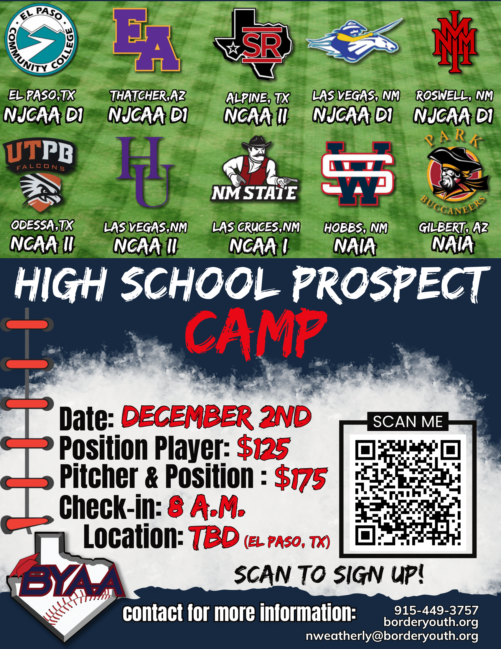 Winter Prospect Camp | Border Youth Athletic Association (BYAA)