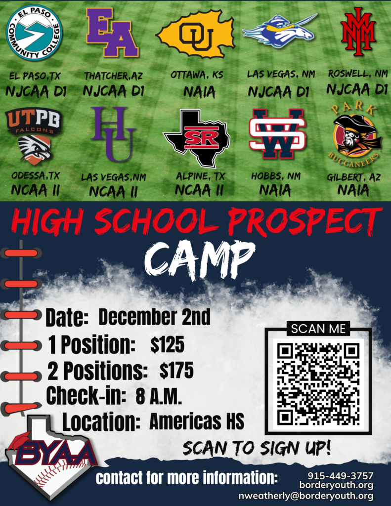 Winter Prospect Camp | Border Youth Athletic Association (BYAA)